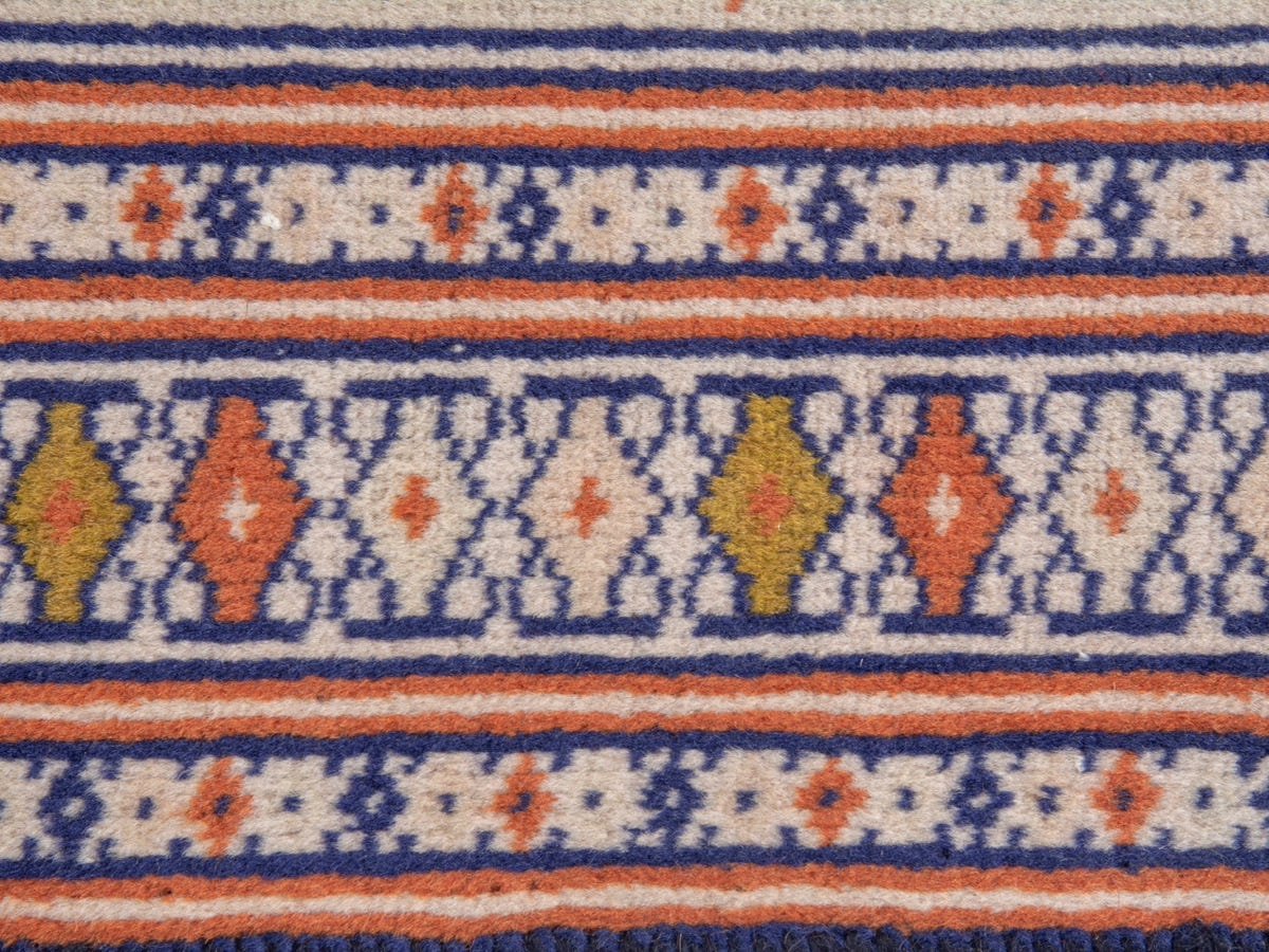 4853, Persian Torkaman Mini Rug