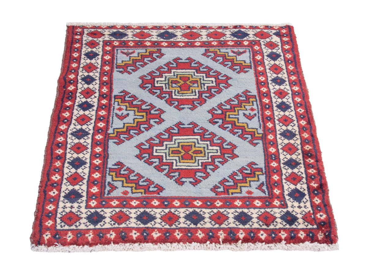4857, Persian Torkaman Mini Rug