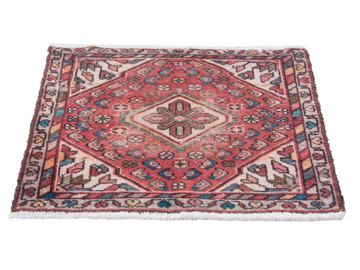 4858, Persian Hamadan Mini Rug