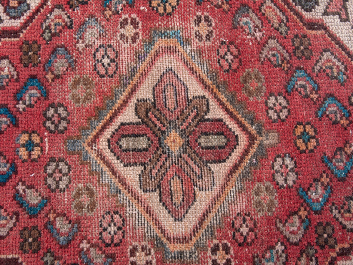 4858, Persian Hamadan Mini Rug