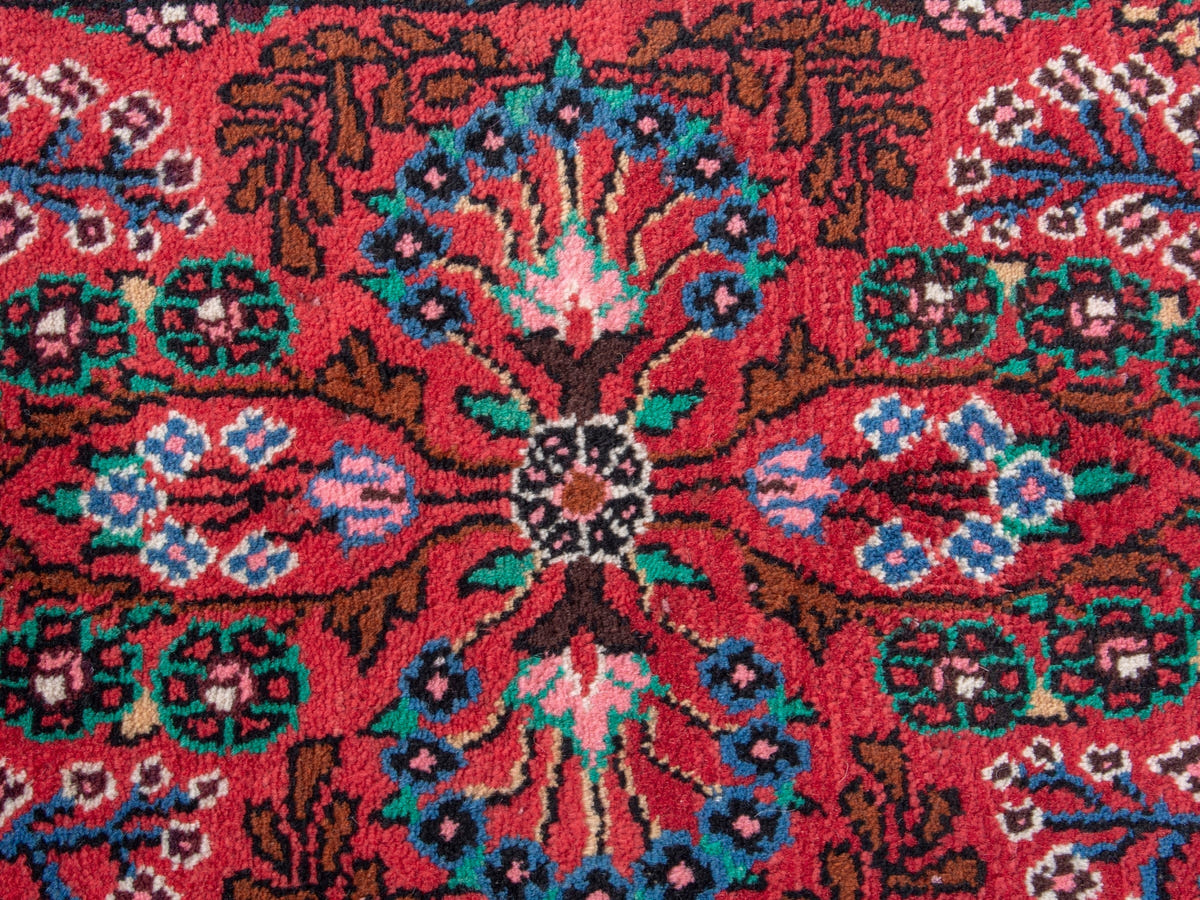 4856, Persian Hamadan Mini Rug