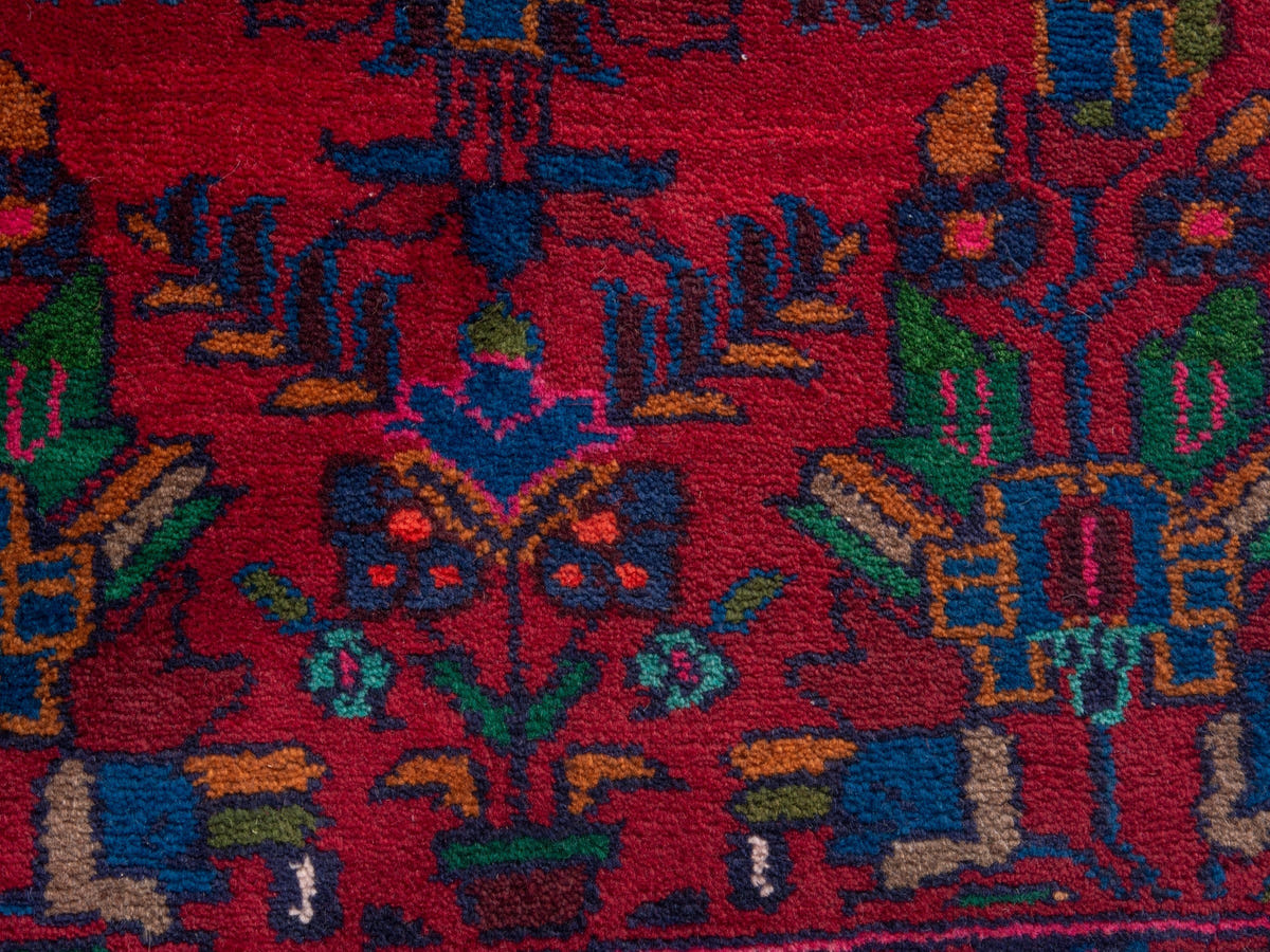 4860, Persian Hamadan Mini Rug