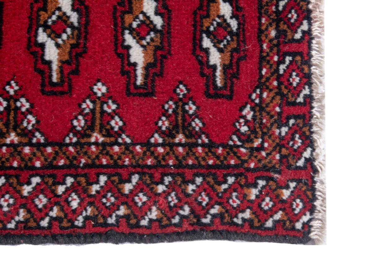 4872, Persian Torkaman Mini Rug