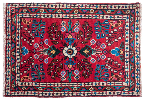 4878, Persian Hamadan Mini Rug