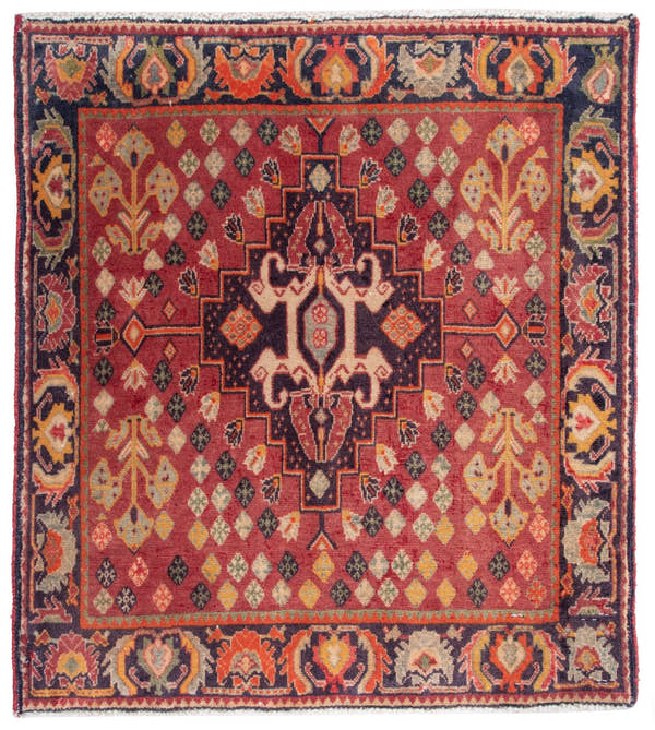 4884, Persian Shiraz Mini Rug