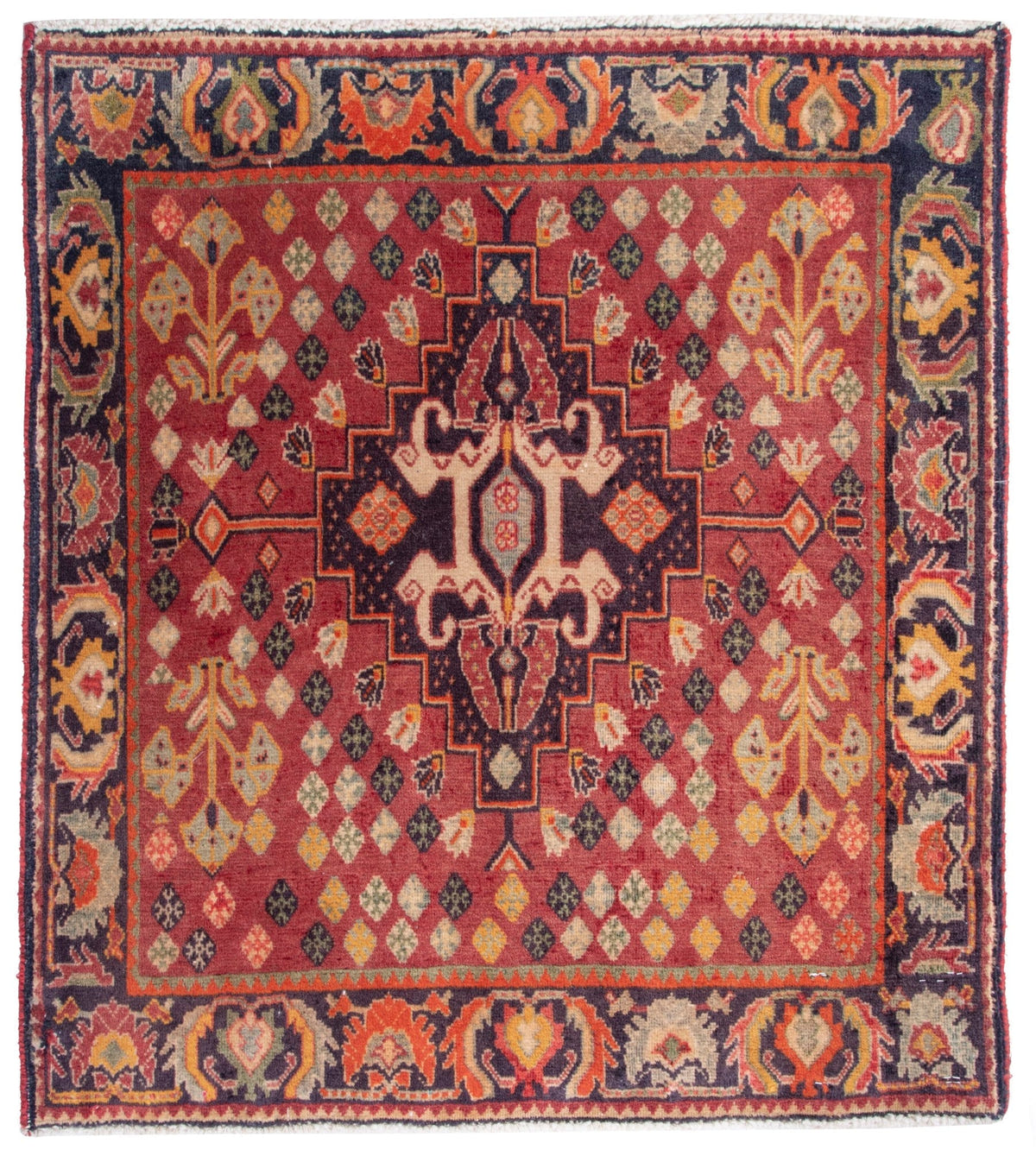 4884, Persian Shiraz Mini Rug