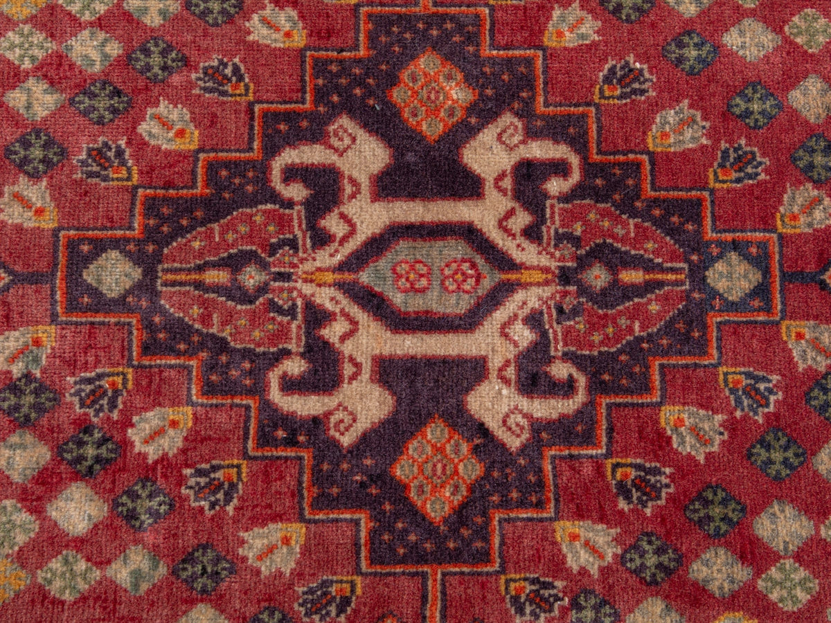 4884, Persian Shiraz Mini Rug