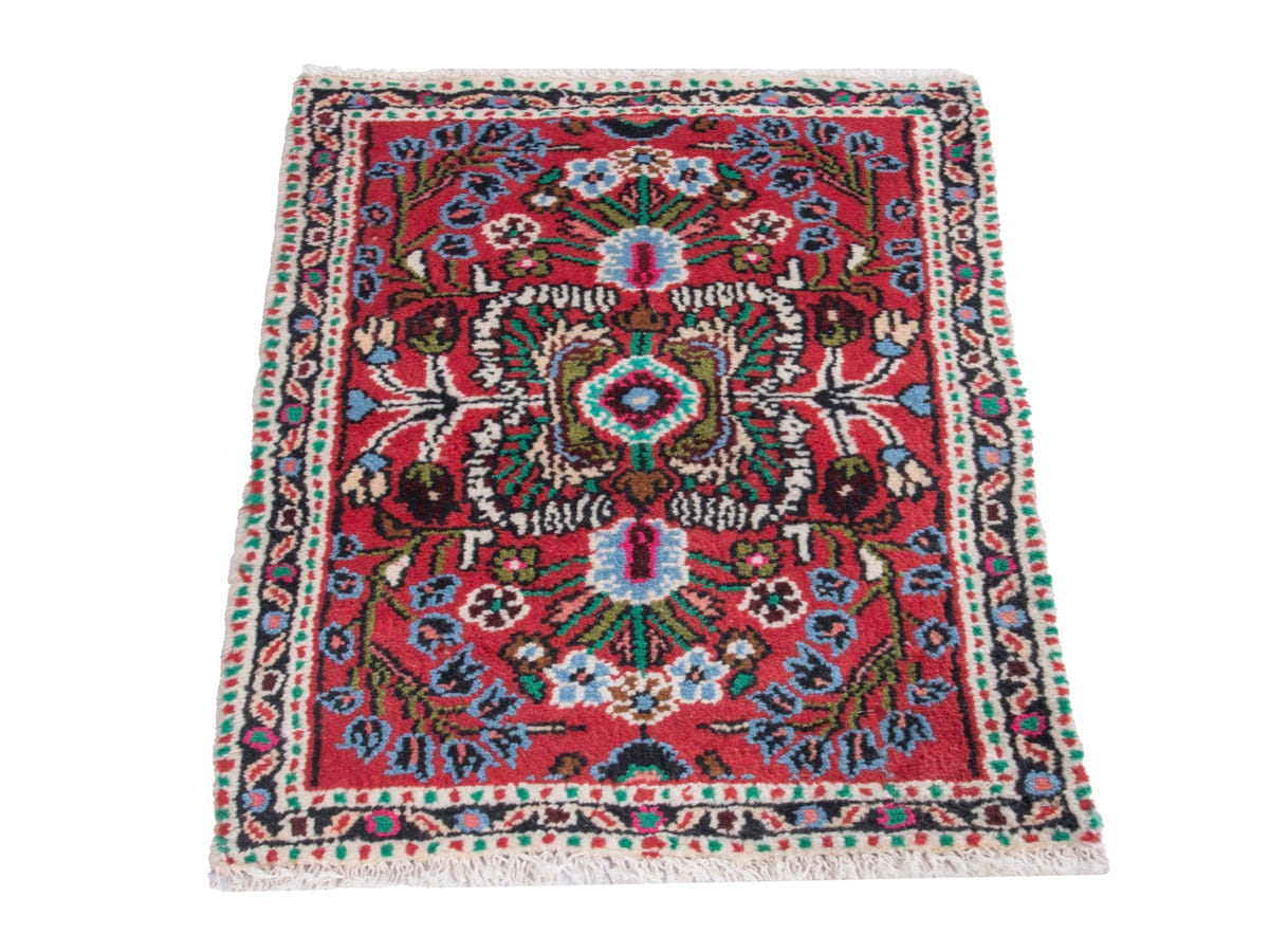 4889, Persian Hamadan Mini Rug