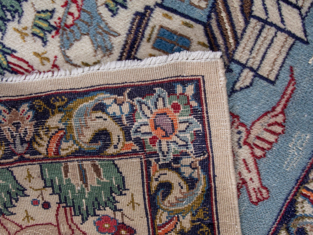 4891, Persian Nain Mini Rug