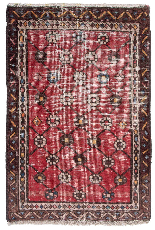 4893, Persian Tabriz Mini Rug