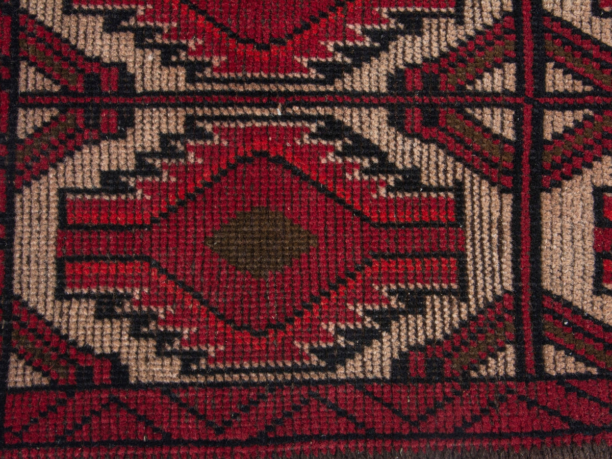 4488, Persian Baluch Mini Rug