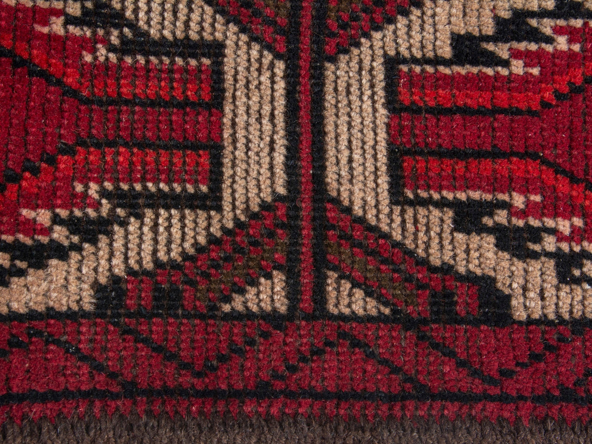 4488, Persian Baluch Mini Rug