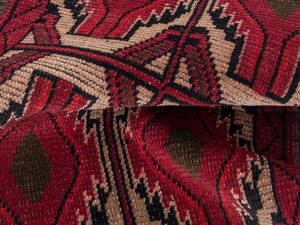 4488, Persian Baluch Mini Rug