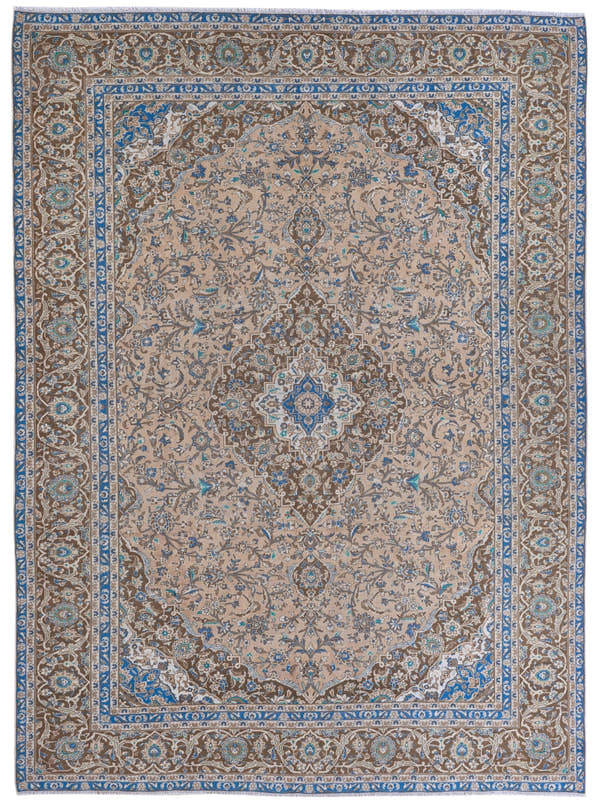 8989, Persian Kashan Oversized Rug